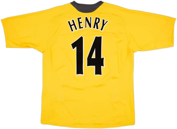 2005-06 Arsenal Away Shirt Henry #14 - 8/10 - (XL)