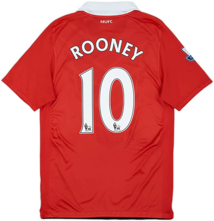 2010-11 Manchester United Home Shirt Rooney #10 - 8/10 - (S)