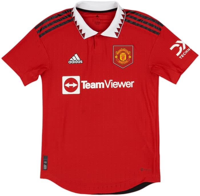 2022-23 Manchester United Authentic Home Shirt Ronaldo #7 - 9/10 - (S)