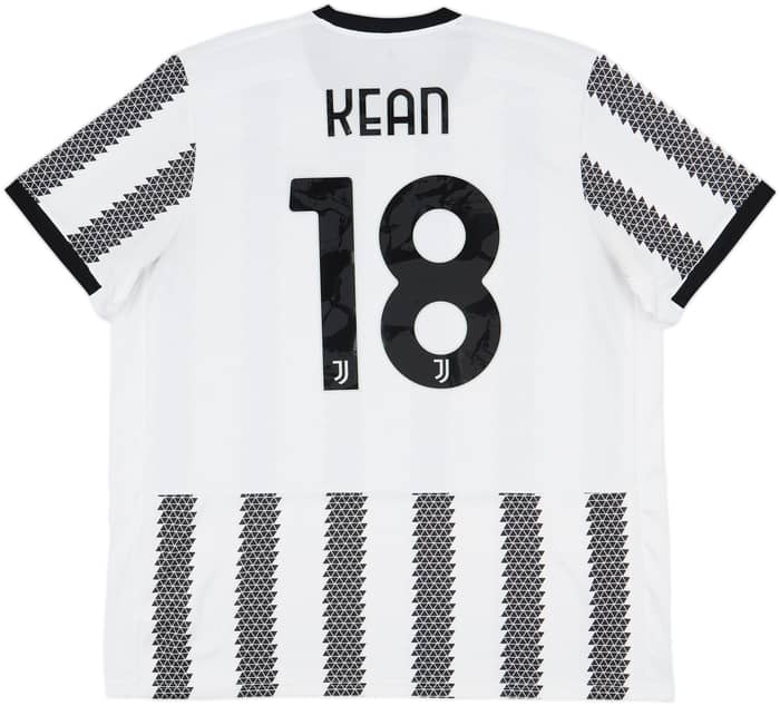2022-23 Juventus Home Shirt Kean #18 - 9/10 - (XXL)