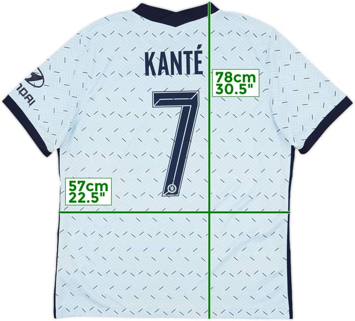 2020-21 Chelsea Away Shirt Kante #7 - 9/10 - (XL)