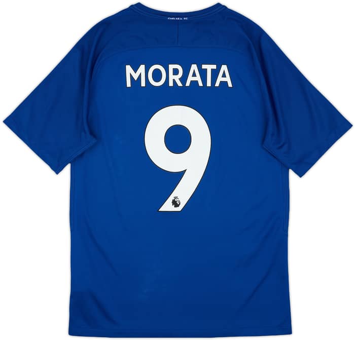 2017-18 Chelsea Home Shirt Morata #9 - 6/10 - (M)