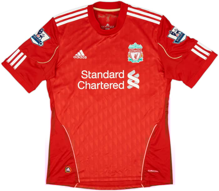 2010-12 Liverpool Home Shirt Gerrard #8 - 6/10 - (M)