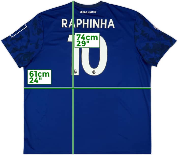 2021-22 Leeds United Away Shirt Raphinha #10 - 10/10 - (3XL)