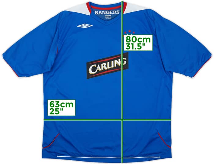 2006-07 Rangers Home Shirt - 6/10 - (3XL)