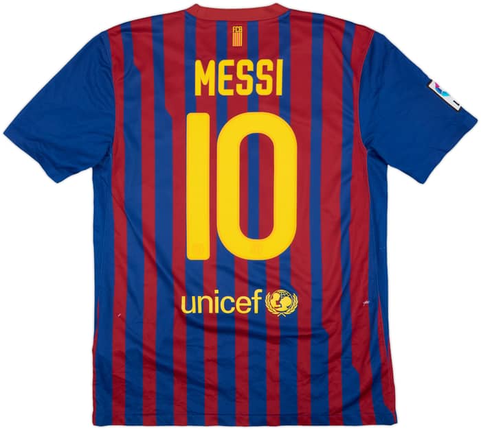 2011-12 Barcelona Home Shirt Messi #10 - 4/10 - (M)