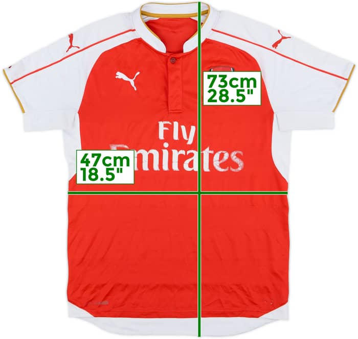 2015-16 Arsenal Home Shirt - 4/10 - (S)