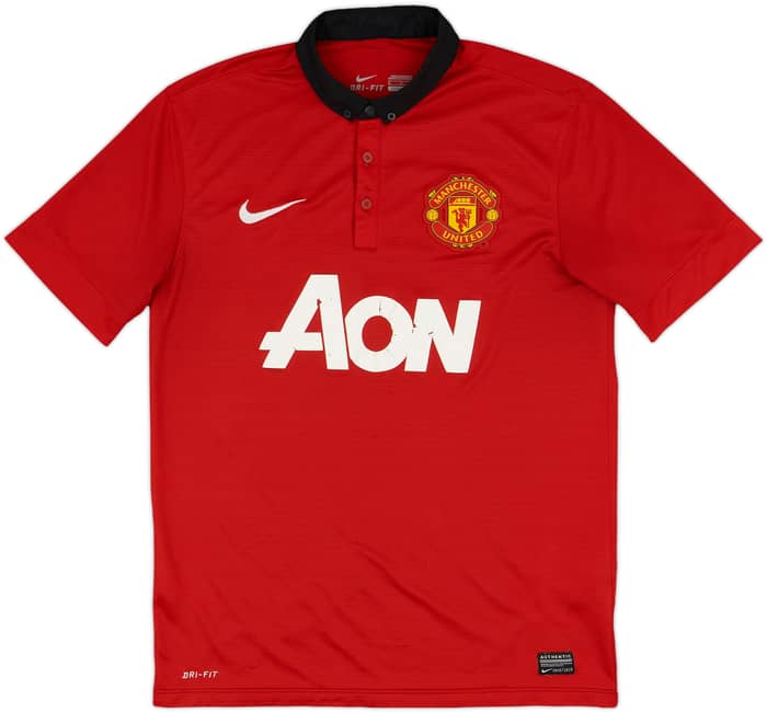 2013-14 Manchester United Home Shirt - 4/10 - (M)