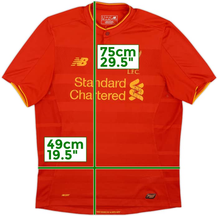 2016-17 Liverpool Home Shirt - 5/10 - (M)