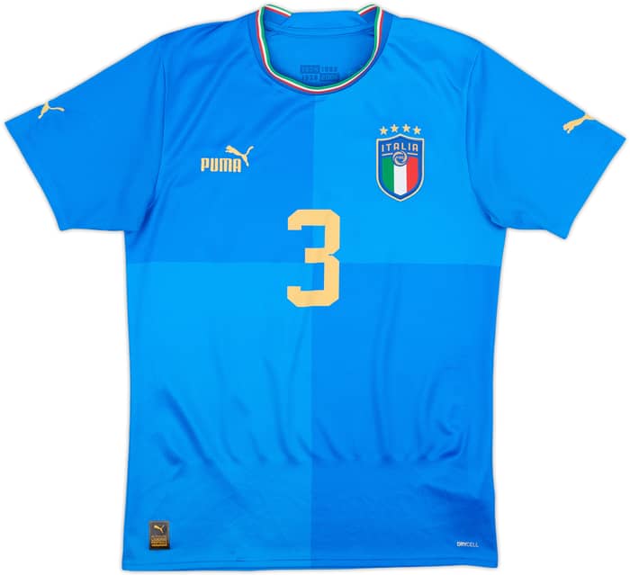 2022-23 Italy Home Shirt Chiellini #3 - 10/10 - (S)
