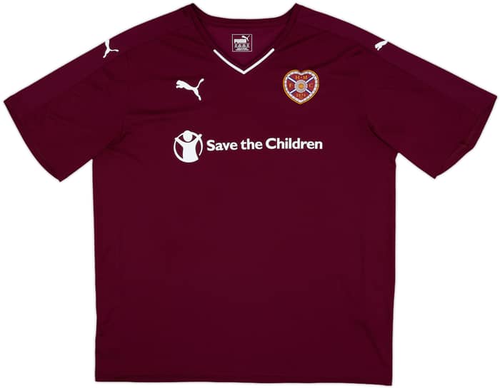 2015-16 Hearts Home Shirt - 9/10 - (XXL)
