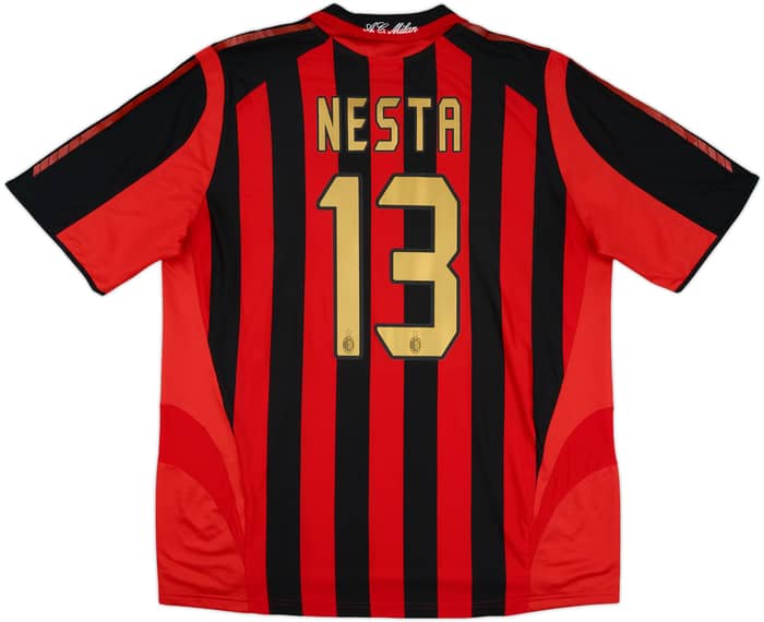 2005-06 AC Milan Home Shirt Nesta #13 - 6/10 - (XL)