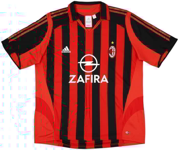 2005-06 AC Milan Home Shirt Nesta #13 - 6/10 - (XL)