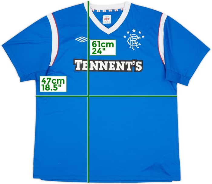 2011-12 Rangers Home Shirt - 8/10 - (XXL)