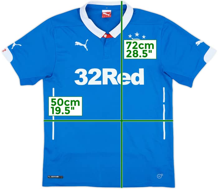 2014-15 Rangers Home Shirt - 9/10 - (M)