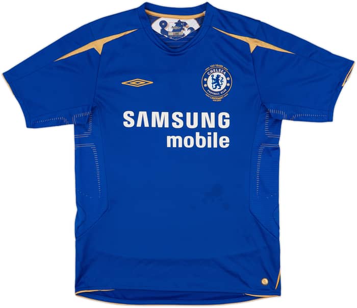 2005-06 Chelsea Centenary Home Shirt Drogba #15 - 8/10 - (M)
