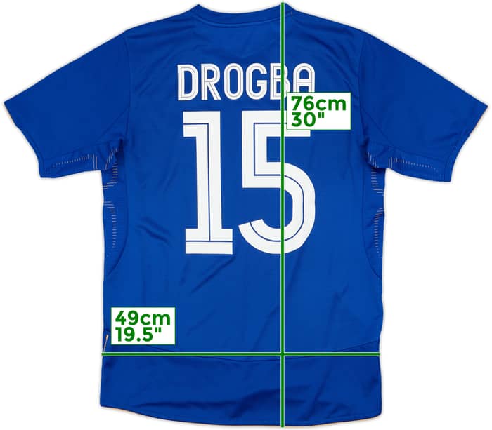 2005-06 Chelsea Centenary Home Shirt Drogba #15 - 8/10 - (M)