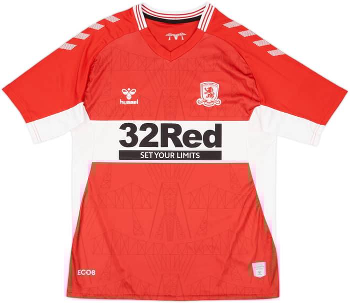 2021-22 Middlesbrough Home Shirt - 8/10 - (L)