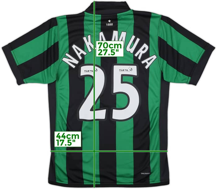 2006-08 Celtic Away Shirt Nakamura #25 - 8/10 - (S)