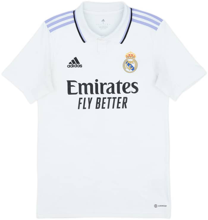 2022-23 Real Madrid Home Shirt Benzema #9 - 7/10 - (S)