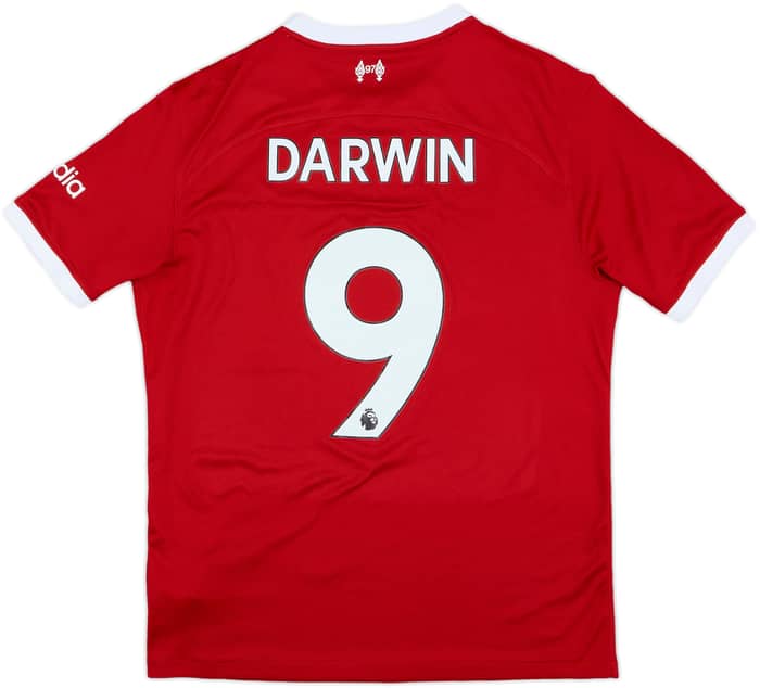 2023-24 Liverpool Home Shirt Darwin #9 - 9/10 - (M)