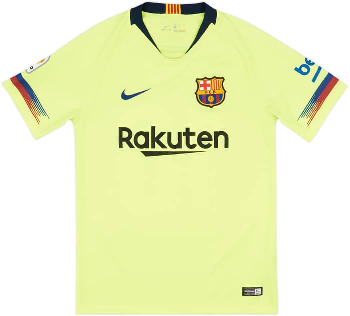 2018-19 Barcelona Away Shirt Messi #10 - 9/10 - (S)