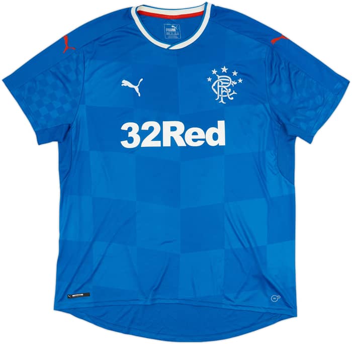2016-18 Rangers Home Shirt - 7/10 - (XXL)