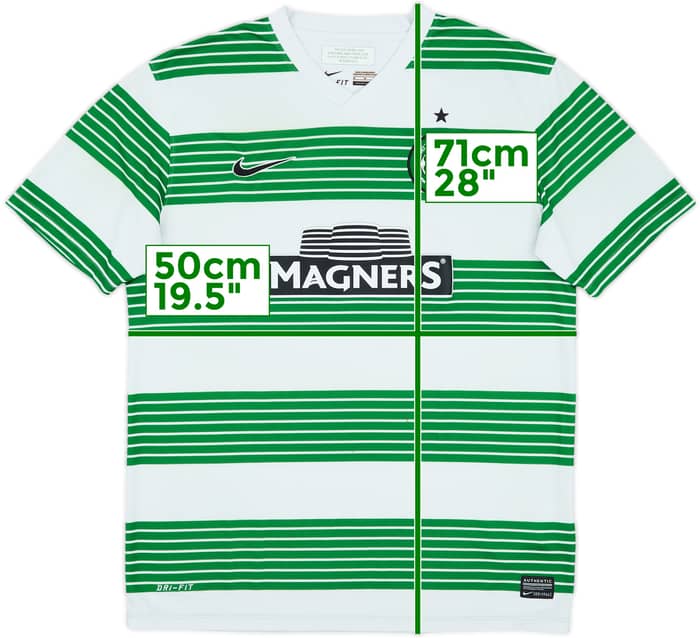 2013-15 Celtic Home Shirt - 6/10 - (M)
