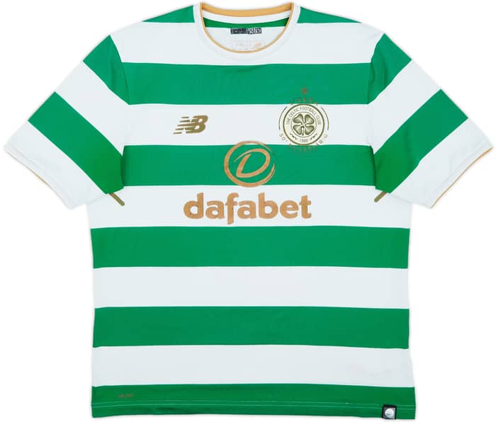 2017-18 Celtic 'Lisbon Lions 50th Anniversary' Home Shirt - 4/10 - (M)