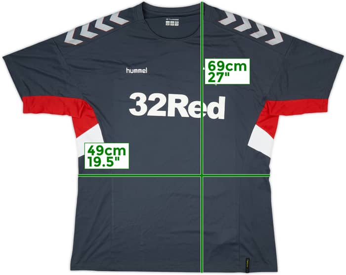 2018-19 Rangers Hummel Training Shirt - 6/10 - (XXL)