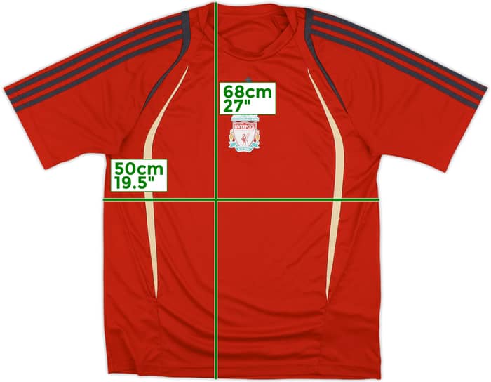 2009-10 Liverpool adidas Training Shirt - 8/10 - (L)