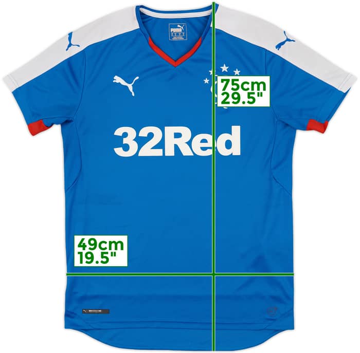 2015-16 Rangers Home Shirt - 6/10 - (M)