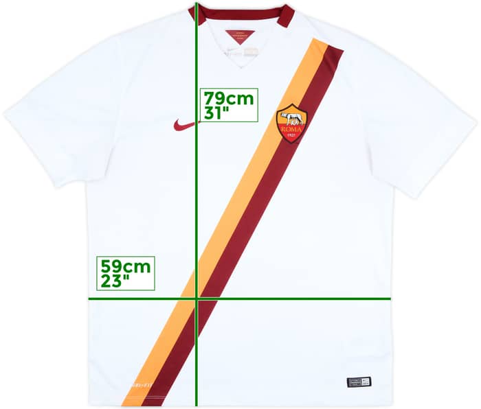 2014-15 Roma Away Shirt - 5/10 - (XL)