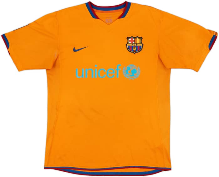 2006-08 Barcelona Away Shirt Ronaldinho #10 - 9/10 - (L)