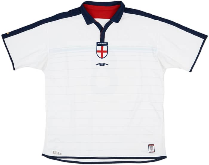 2003-05 England Home Shirt Scholes #8 - 5/10 - (XXL)