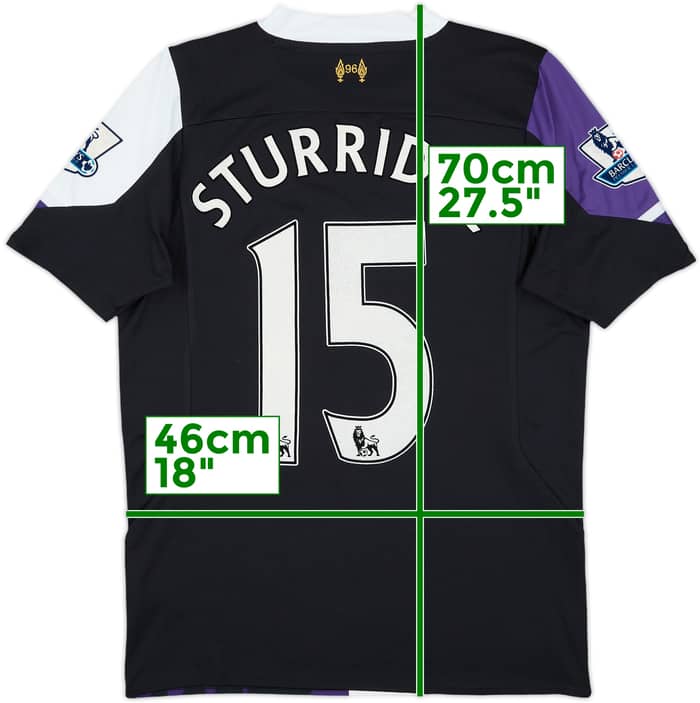 2013-14 Liverpool Third Shirt Sturridge #15 - 7/10 - (S)