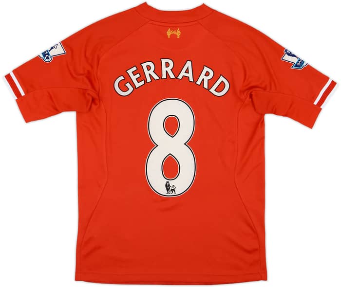 2013-14 Liverpool Home Shirt Gerrard #8 - 7/10 - (S)