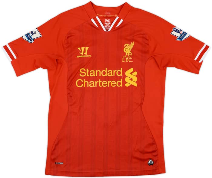 2013-14 Liverpool Home Shirt Gerrard #8 - 7/10 - (S)
