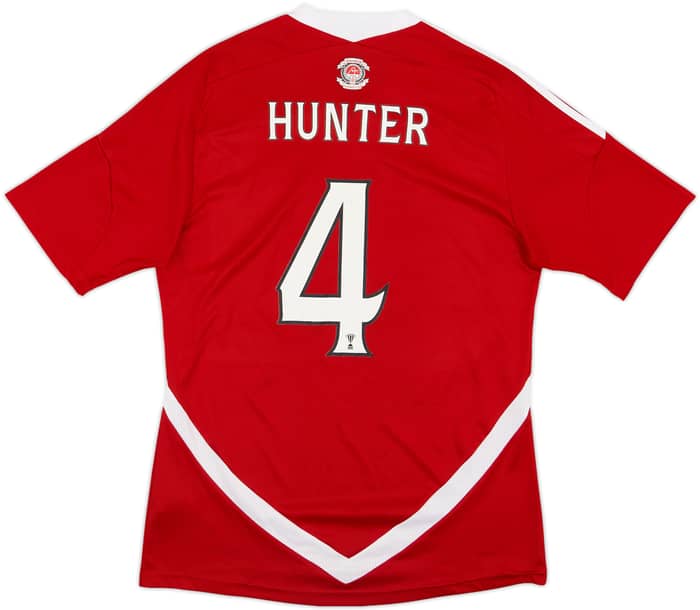2011-12 Aberdeen Signed Home Shirt Hunter #4 - 7/10 - (M)