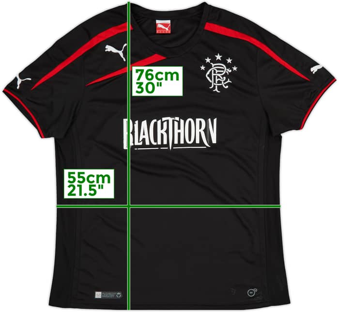 2013-14 Rangers Third Shirt - 5/10 - (XL)