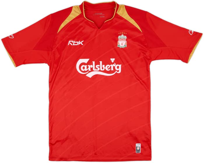 2005-06 Liverpool CL Home Shirt - 4/10 - (M)
