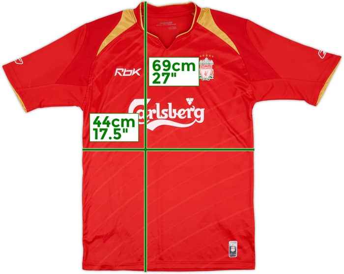 2005-06 Liverpool CL Home Shirt - 4/10 - (M)