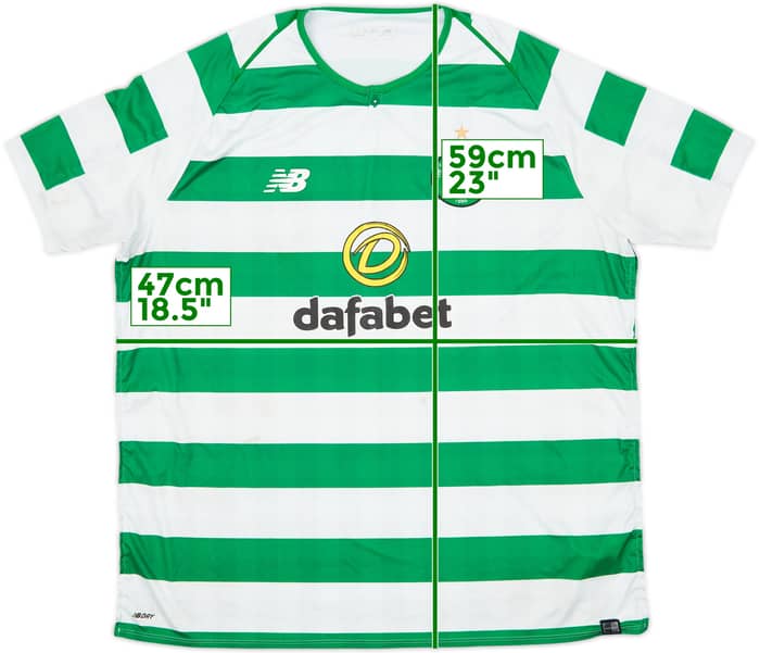 2018-19 Celtic Home Shirt - 6/10 - (XXL)