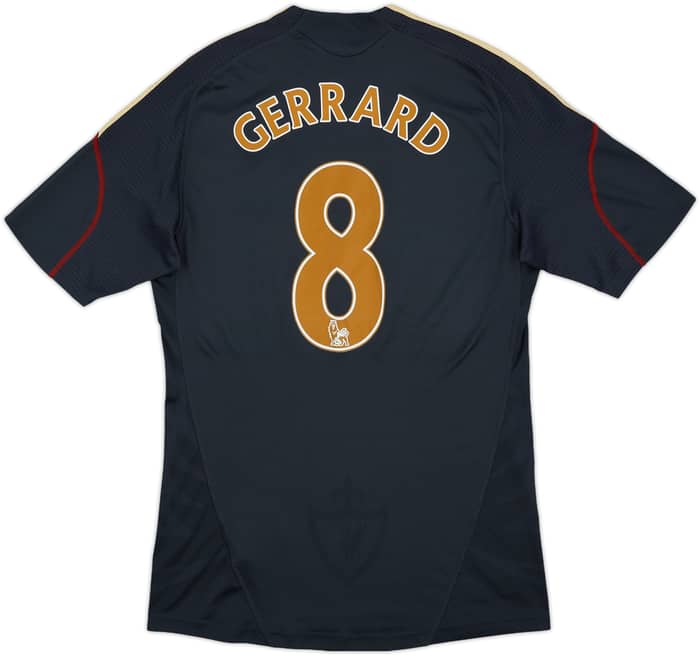 2009-10 Liverpool Away Shirt Gerrard #8 - 7/10 - (S)