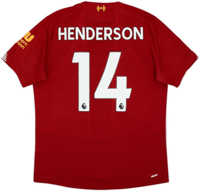 2019-20 Liverpool Home Shirt Henderson #14 - 5/10 - (M)