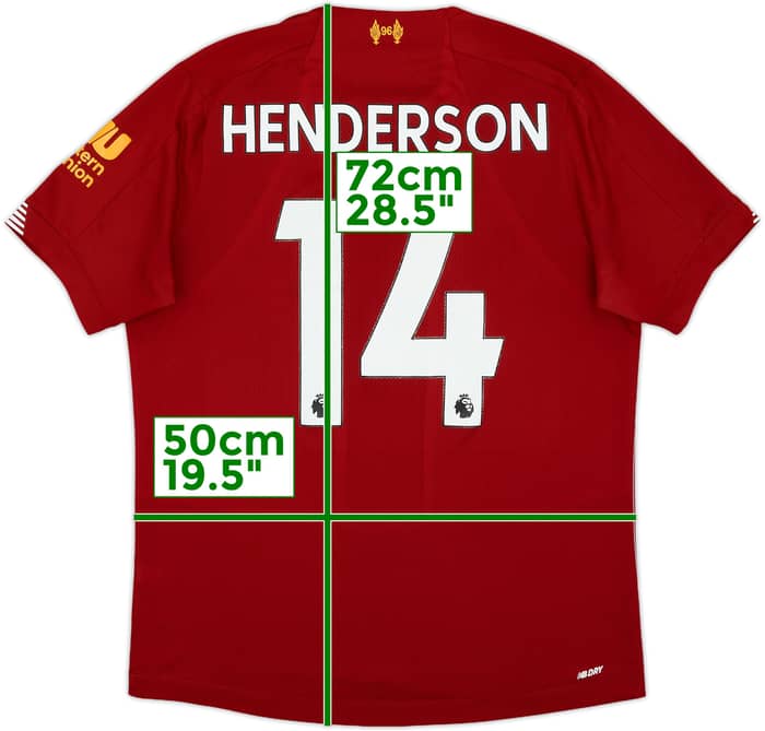 2019-20 Liverpool Home Shirt Henderson #14 - 5/10 - (M)