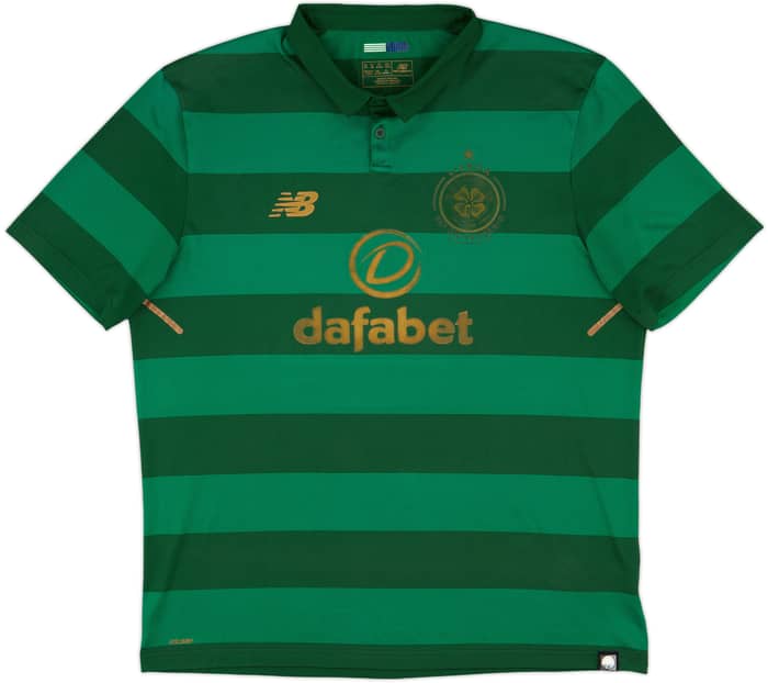 2017-18 Celtic 'Lisbon Lions 50th Anniversary' Away Shirt - 6/10 - (XL)