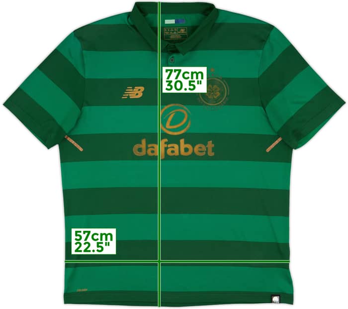 2017-18 Celtic 'Lisbon Lions 50th Anniversary' Away Shirt - 6/10 - (XL)