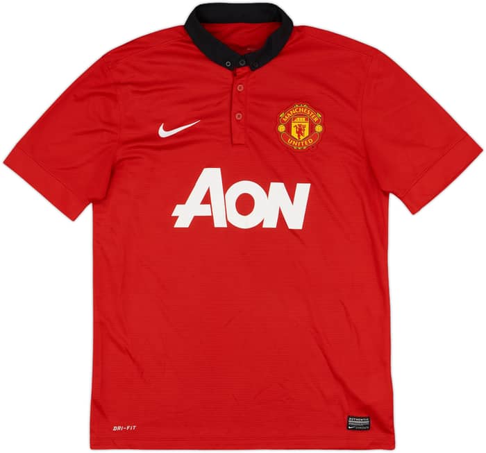 2013-14 Manchester United Home Shirt Chicharito #14 - 8/10 - (M)