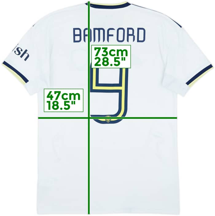 2022-23 Leeds United Home Shirt Bamford #9 - 7/10 - (S)